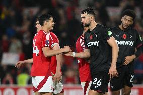 Nottingham Forest FC v West Ham United FC - Premier League