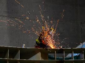 Construction of One of China's Largest Hydropower Stations - China