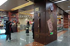 Harry Potter Themed Installations at Subway in Shanghai