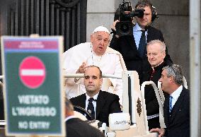 Pope Francis Leads The General Audience - Vatican