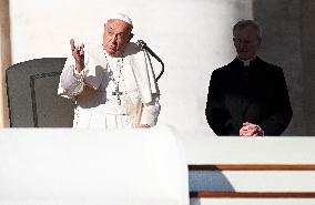 Pope Francis Leads The General Audience - Vatican