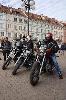 Exhibition of old cars and motorcycles in Ivano-Frankivsk