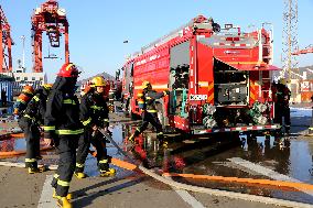 Port Emergency Response Drill Site in Lianyungang