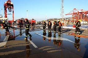 Port Emergency Response Drill Site in Lianyungang