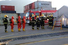 Port Emergency Response Drill Site in Lianyungang