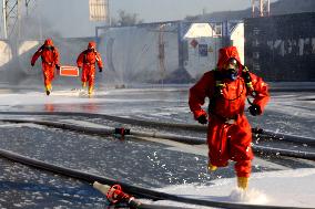 Port Emergency Response Drill Site in Lianyungang