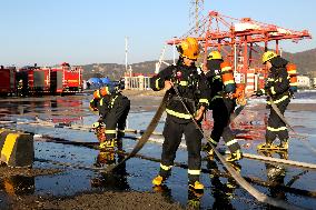 Port Emergency Response Drill Site in Lianyungang