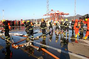 Port Emergency Response Drill Site in Lianyungang