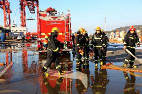 Port Emergency Response Drill Site in Lianyungang