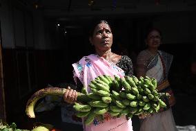 Chhath Puja Free Religious Material Distribution In Kolkata, India