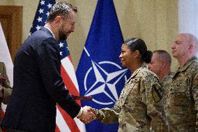 Polish MoD Awards U.S. Soldiers Stationed In Poland.