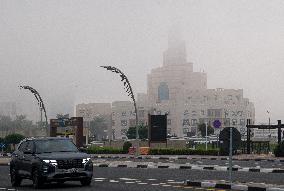 Foggy Day In Doha, Qatar