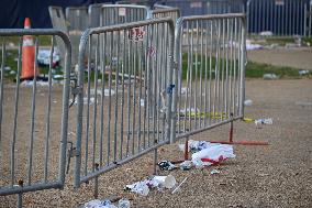 Empty Howard University Event Site After Donald Trump Declared Election Winner