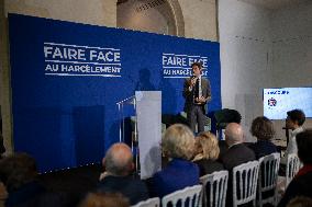 Launch of The “Faire Face” Foundation Against Harassment at School - Paris