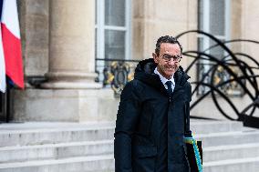 Council Of Ministers At The Elysee Palace