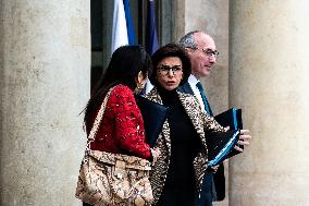 Council Of Ministers At The Elysee Palace