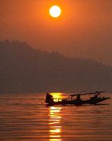 Sunset In Srinagar