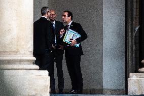 Council Of Ministers At The Elysee Palace