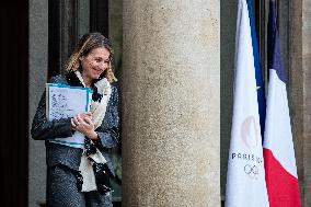 Council Of Ministers At The Elysee Palace