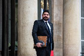 Council Of Ministers At The Elysee Palace