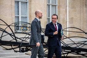 Council Of Ministers At The Elysee Palace