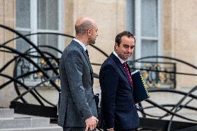 Council Of Ministers At The Elysee Palace