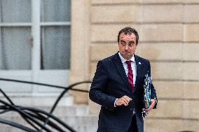 Council Of Ministers At The Elysee Palace