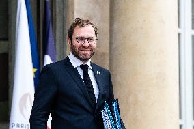 Council Of Ministers At The Elysee Palace