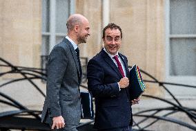 Council Of Ministers At The Elysee Palace