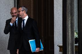 Council Of Ministers At The Elysee Palace