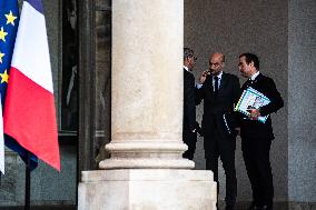 Council Of Ministers At The Elysee Palace