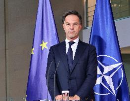 Joint press conference by Olaf Scholz and Mark Rutte in Berlin