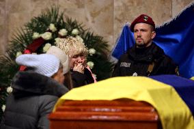 Kharkiv mourns police officer killed in Russian shelling