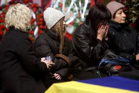 Kharkiv mourns police officer killed in Russian shelling