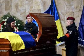 Kharkiv mourns police officer killed in Russian shelling