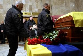 Kharkiv mourns police officer killed in Russian shelling