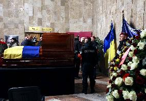 Kharkiv mourns police officer killed in Russian shelling