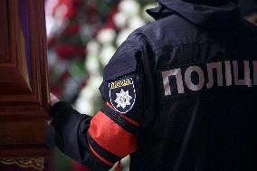 Kharkiv mourns police officer killed in Russian shelling