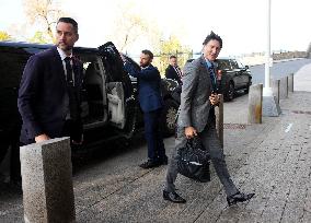 PM Trudeau Arrives At Caucus Meeting - Ottawa