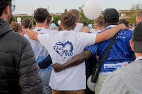 Silent March in tribute to Nicolas Dumas - Romans-sur-Isere