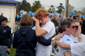 Silent March in tribute to Nicolas Dumas - Romans-sur-Isere