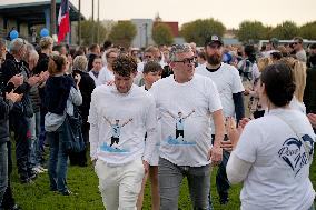 Silent March in tribute to Nicolas Dumas - Romans-sur-Isere