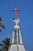 Small Church By The Ashtamudi Lake