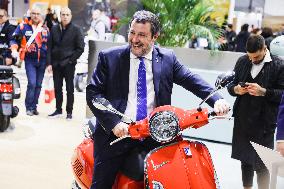 The Inauguration Of The 110th Edition Of EICMA Milan Motorcycle Show At Rho Fiera Milano In Milan