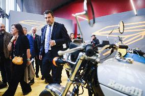 The Inauguration Of The 110th Edition Of EICMA Milan Motorcycle Show At Rho Fiera Milano In Milan