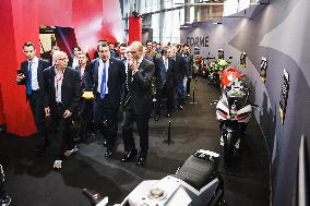 The Inauguration Of The 110th Edition Of EICMA Milan Motorcycle Show At Rho Fiera Milano In Milan