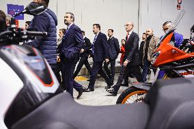 The Inauguration Of The 110th Edition Of EICMA Milan Motorcycle Show At Rho Fiera Milano In Milan