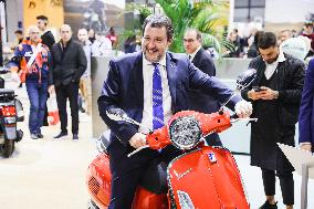 The Inauguration Of The 110th Edition Of EICMA Milan Motorcycle Show At Rho Fiera Milano In Milan