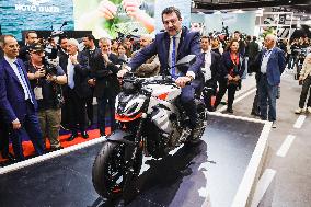 The Inauguration Of The 110th Edition Of EICMA Milan Motorcycle Show At Rho Fiera Milano In Milan