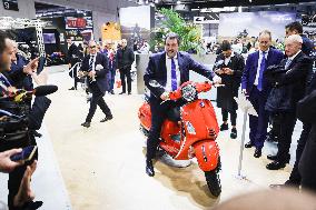 The Inauguration Of The 110th Edition Of EICMA Milan Motorcycle Show At Rho Fiera Milano In Milan